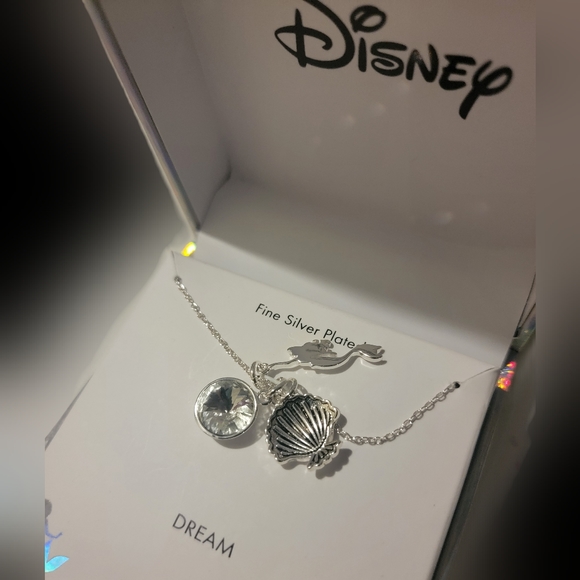 Disney Little Mermaid Charm Bracelet, Silver Plated, Ariel - Picture 2 of 4